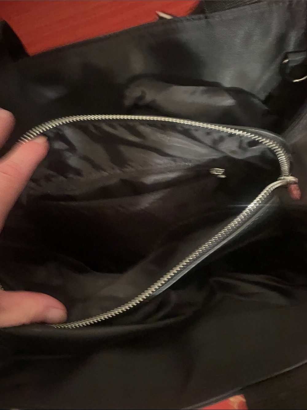 Versace Black Nylon Briefcase with Silver Hardware - Picture 13 of 17